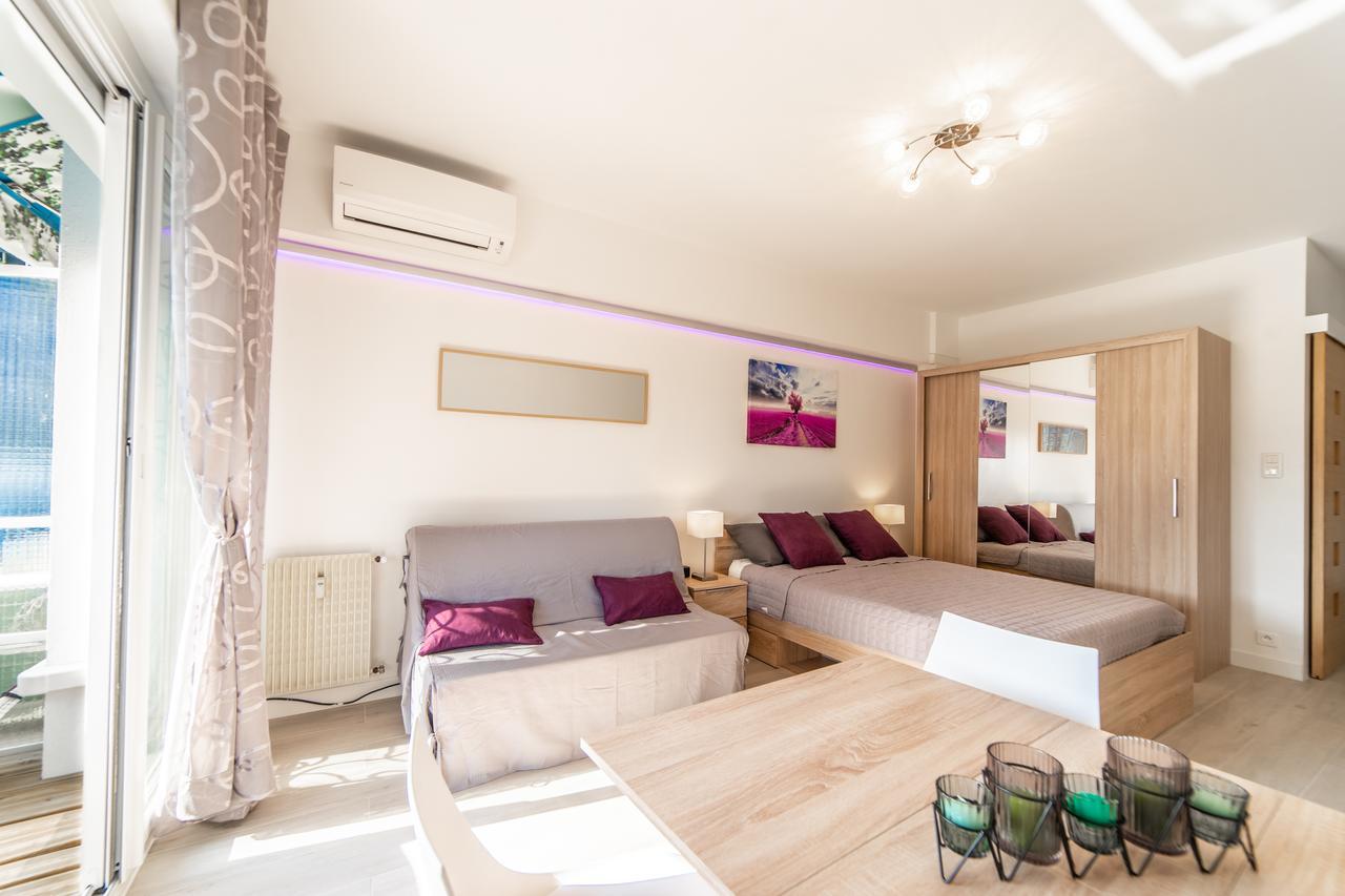 L'Ascot Appartement, Plages A 300M, Vue Hippodrome Cagnes-sur-Mer Bagian luar foto