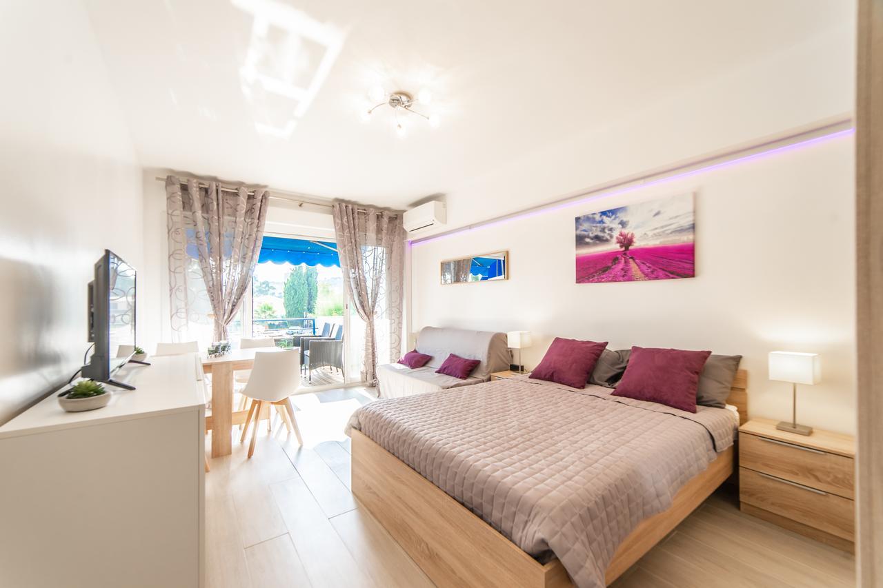 L'Ascot Appartement, Plages A 300M, Vue Hippodrome Cagnes-sur-Mer Bagian luar foto