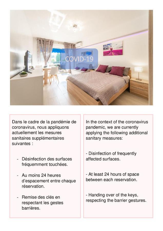L'Ascot Appartement, Plages A 300M, Vue Hippodrome Cagnes-sur-Mer Bagian luar foto